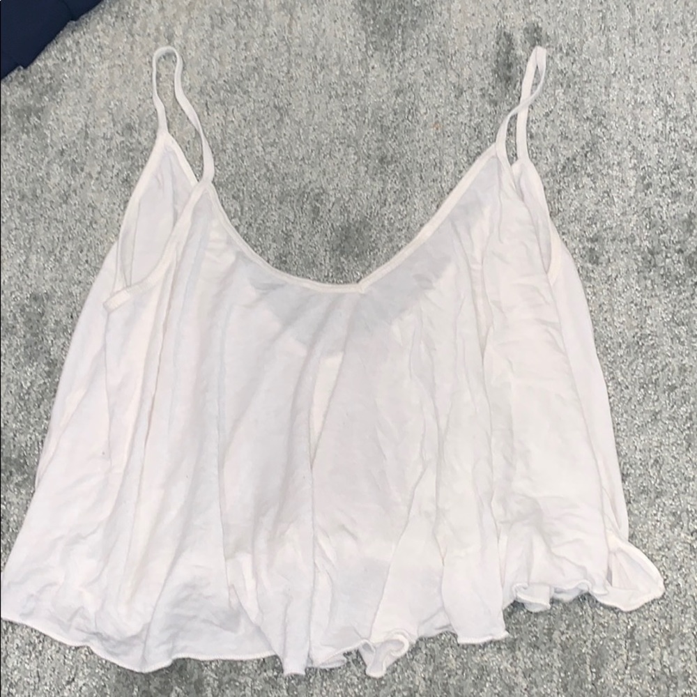 WHITE FLOWLY TOP